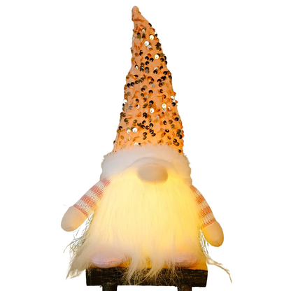 GNOME- Dekorationstomte med LED ljus